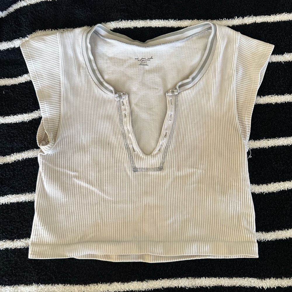 Women’s Urban Outfitters out from under go for gold top in ivory size m/l